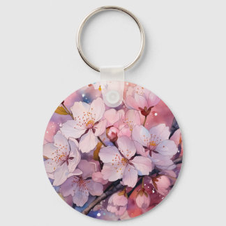 Llavero Hermoso anillo de llaves de flores
