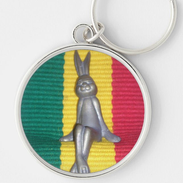 Llavero Hermoso Conejo Kingston Jamaica (Frente)