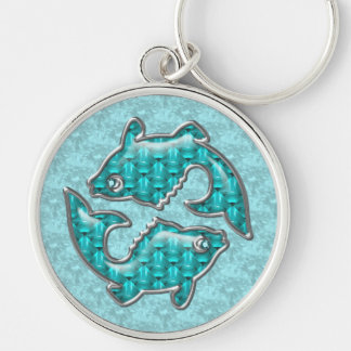 Llavero hermoso del Aquamarine de los pescados de