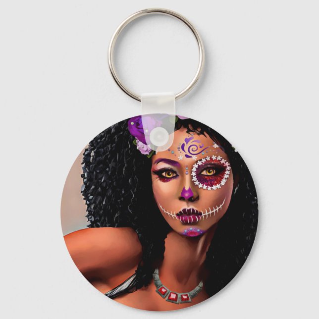 Llavero Hermoso Día de la Mujer Negra en África (Anverso)