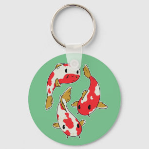 Llavero Hermoso diseño Personalizado de los peces Koi