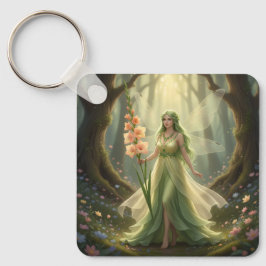 Llavero Hermoso Fairy August Peridot