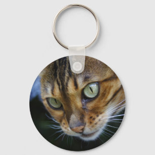 Llavero Hermoso gato bengalí