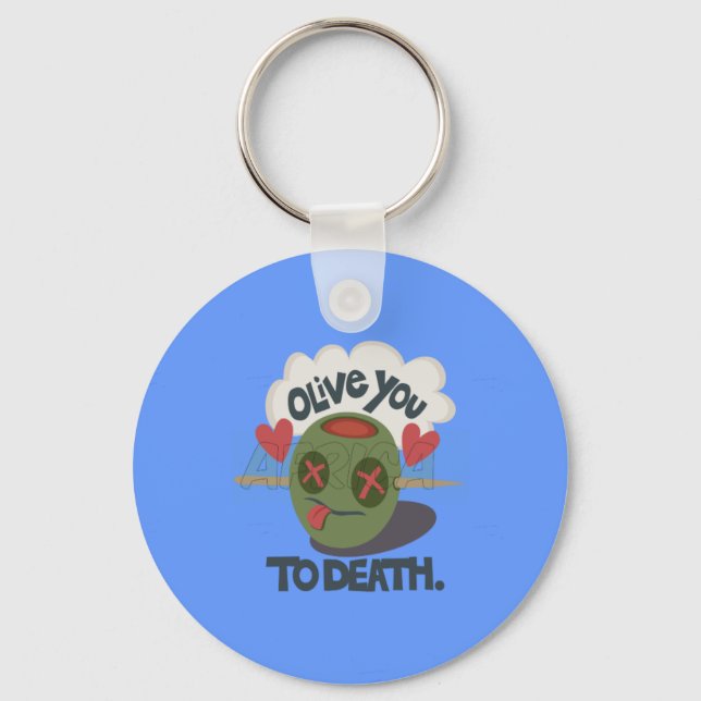 Llavero Hermoso Guay I love Africa Art (Anverso)