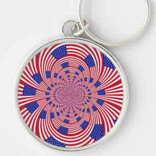 Llavero Hermoso Increíble Caleidoscopio de la Bandera de l
