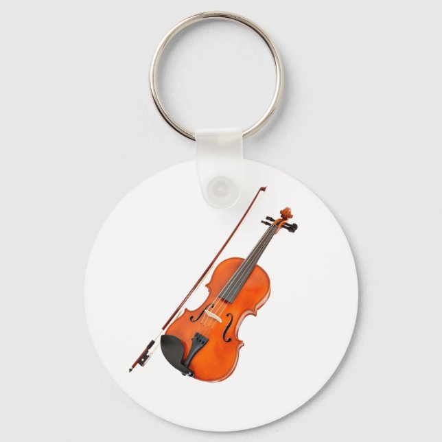 Llavero Hermoso instrumento musical de Viola (Anverso)