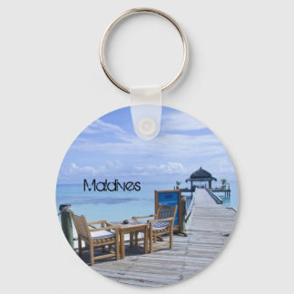 Llavero Hermoso Keychain Beach de Las Maldivas