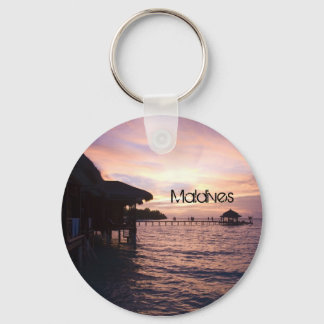 Llavero Hermoso Keychain Beach de Las Maldivas