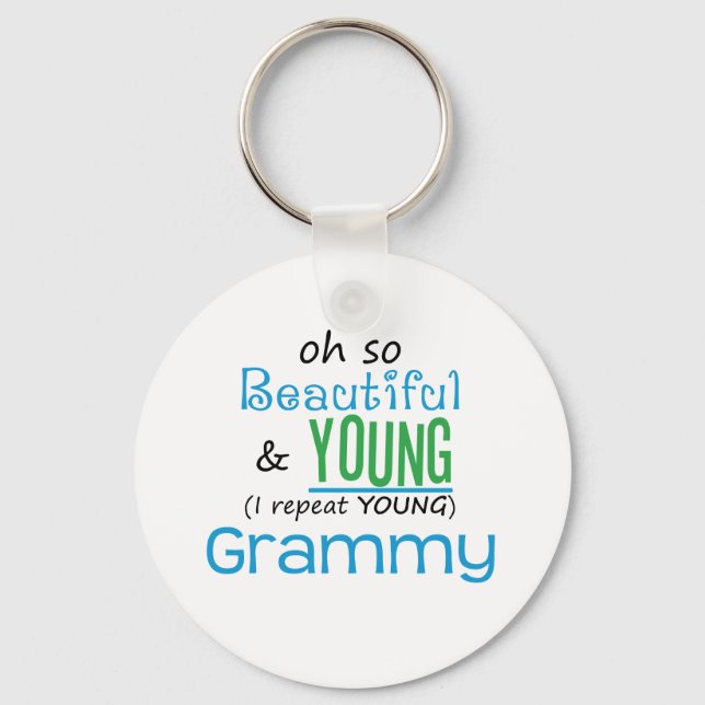 Llavero Hermoso y joven Grammy (Anverso)
