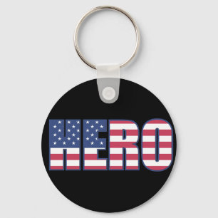 Llavero Hero Bandera Americana Estrellas Rayas Azul Blanco