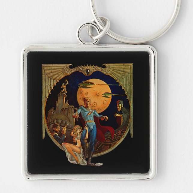 Llavero Héroe de Ciencia Ficción (Frente)