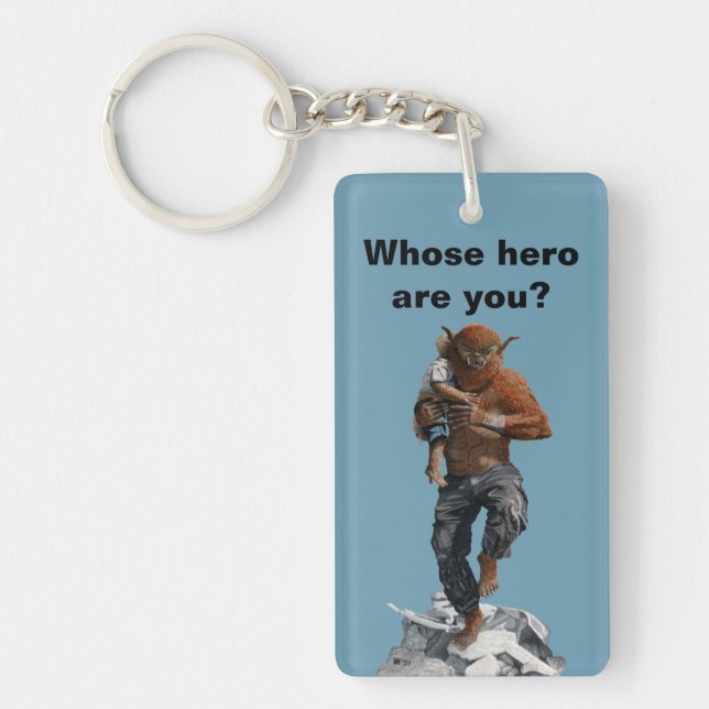 Llavero Héroe de los Bugbear Salvando la fantasía de los n (Frente)