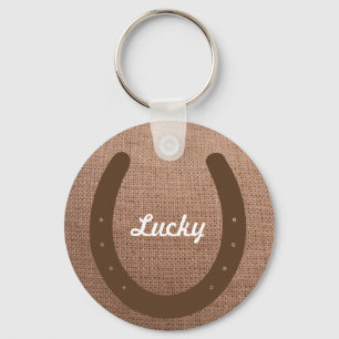 Llavero Herradura con nombre o iniciales personalizados
