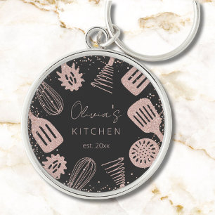 Llavero Herramientas de Cocina Personalizadas con Brillo d