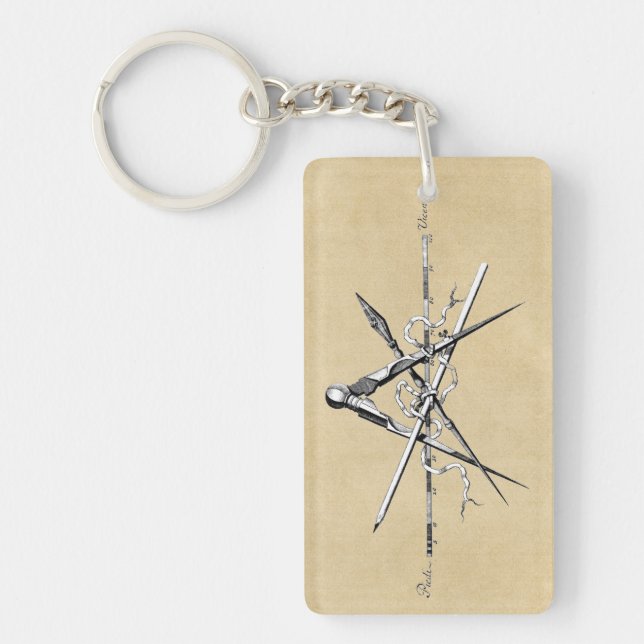 Llavero Herramientas de elaboración de la arquitectura (Frente)