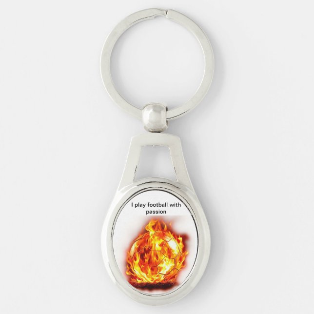 Llavero „Herzschlag des Spiels – Fußball ist Leidenschaft“ (Anverso)