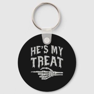 Llavero Hes My Tret Skeleton Matching Couple Halloween Co