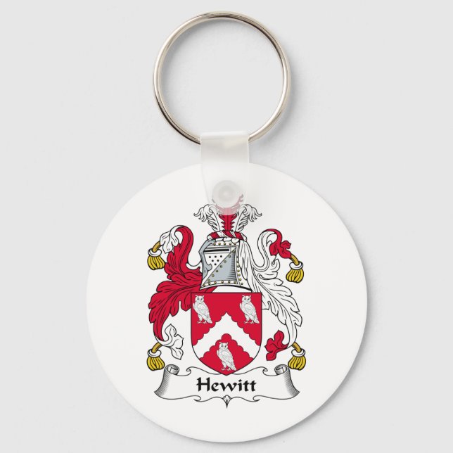 Llavero Hewitt Family Crest (Anverso)