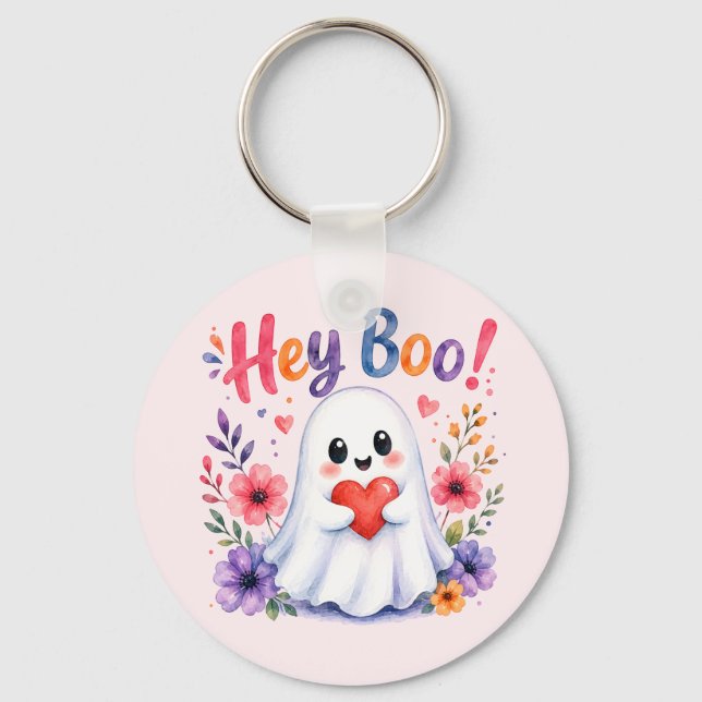 Llavero Hey boo (Anverso)