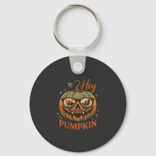 Llavero Hey Calabaza Gafas de Jack Lantern de Halloween Bi