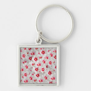 Llavero Hibiscus - Patrón de flor Rosa chino