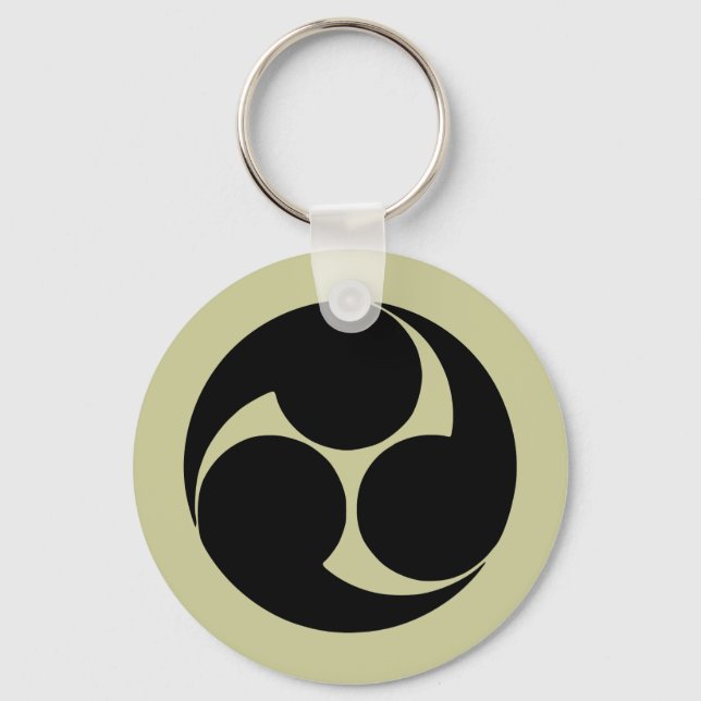 Llavero Hidari mitsudomoe, Japón (Anverso)