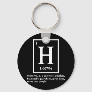 Llavero hidrógeno - un gas que se convierte en personas
