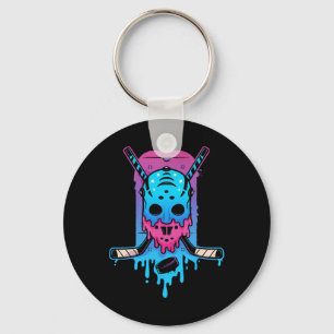 Llavero Hielo de hockey goteo