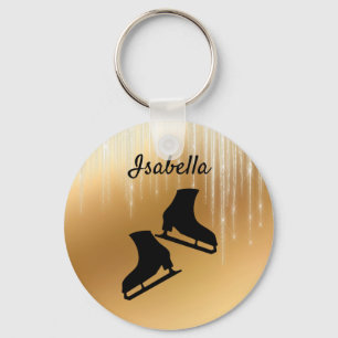 Llavero Hielo de la cadena de patinaje sobre hielo Ciclo d