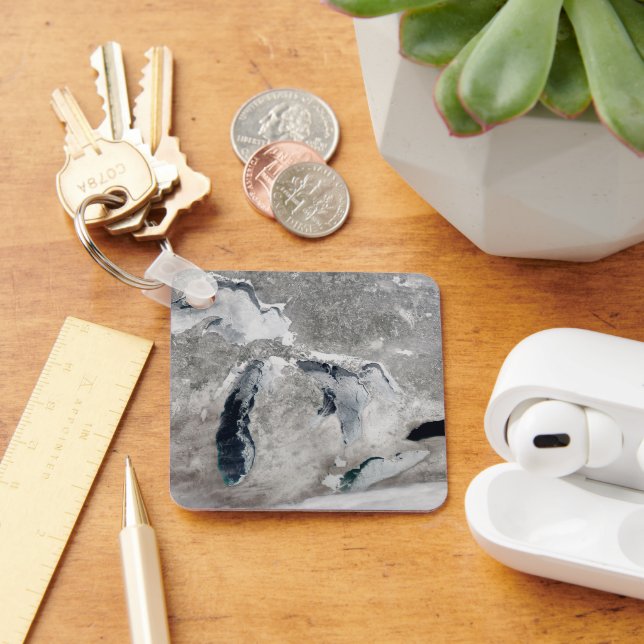 Llavero Hielo En Los Grandes Lagos, Estados Unidos. (Escritorio )