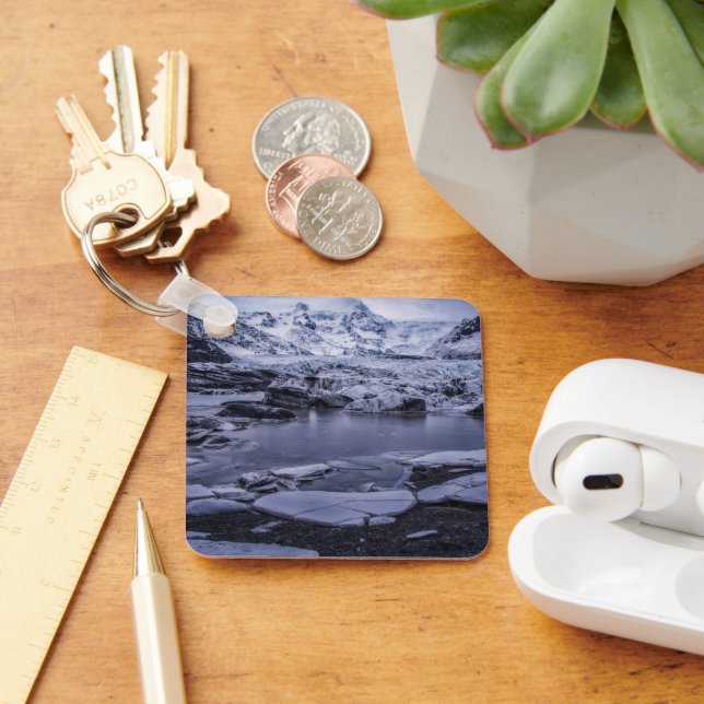 Llavero Hielo y nieve | Glaciar Sólheimajökull, Islandia (Escritorio )