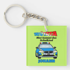 Llavero Hier kommt das Schulkind - Polizei Tatütata