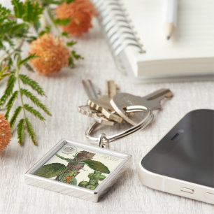 Llavero Hierbas Especias Comida Antigua, Planta de Pimient