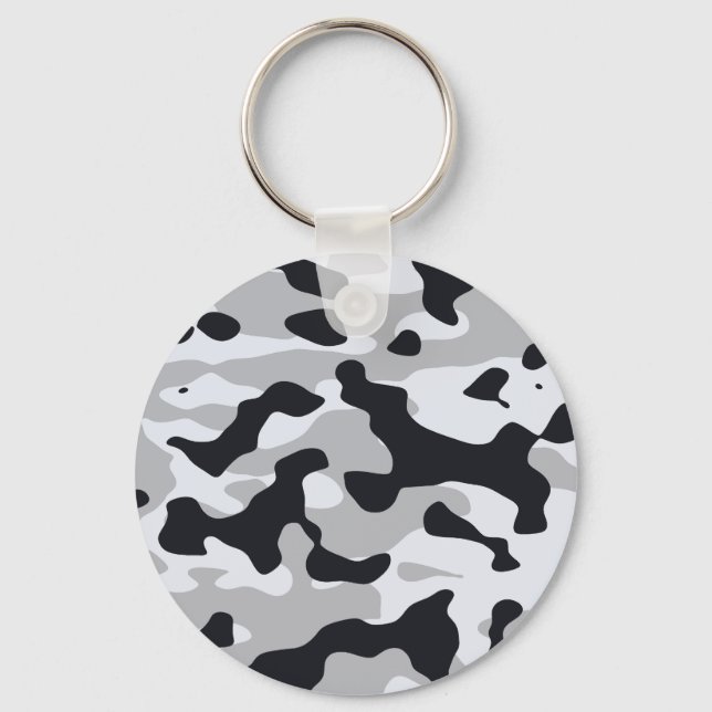 Llavero High contrast urban camouflage (Anverso)