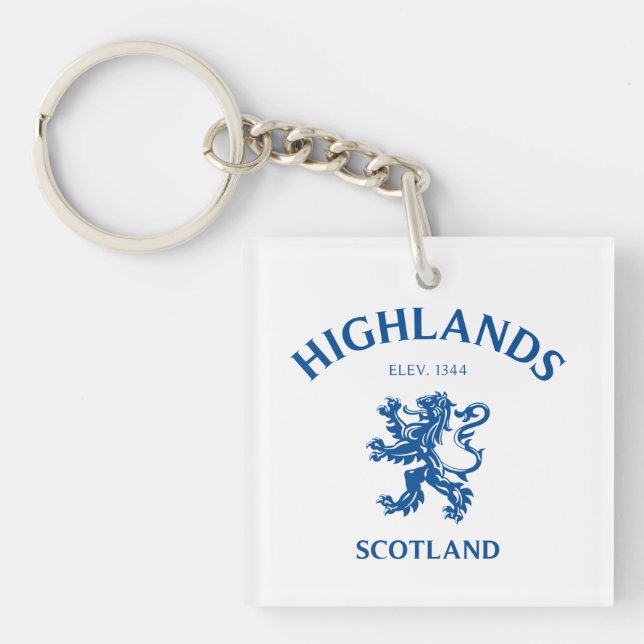 Llavero HIGHLANDS Escocia (Frente)