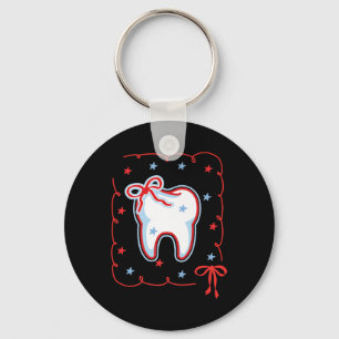 Llavero Higienista dental 4 de julio Coquett Dentista Amer