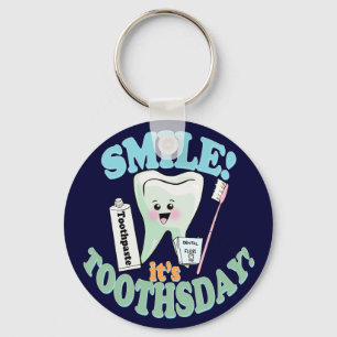 Llavero Higienista dental del dentista divertido