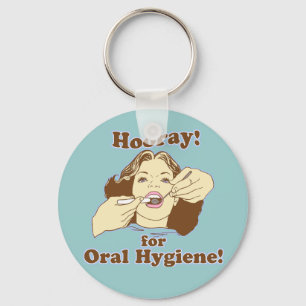 Llavero Higienista dental divertido