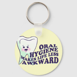 Llavero Higienista dental divertido