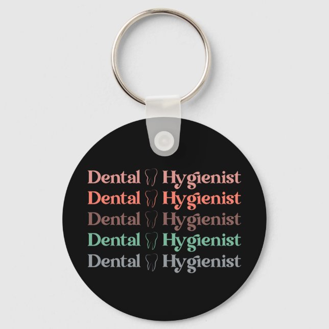 Llavero Higienista dental | RDH Dentist Dental gifts (Anverso)