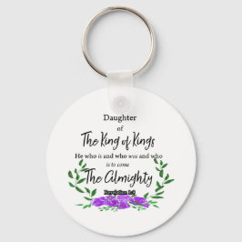 Llavero Hija de la cadena de claves KING