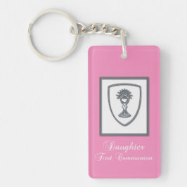 Llavero Hija, primer cáliz plateado de comunión