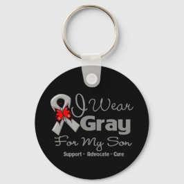 Llavero Hijo - Conciencia de la cinta gris