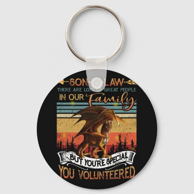 Llavero Hijo De Ley Hay Mucha Gente Voluntaria (Anverso)