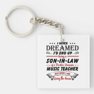 Llavero Hijo En Derecho De Impresionante Profesor De Músic