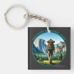 Llavero Hiker en el Parque Nacional Yosemite