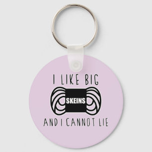 Llavero hilo para obras de punto del ganchillo del humor