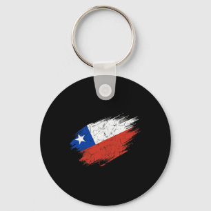 Llavero Hincha de fútbol de Chile Bandera desgastada Orgul