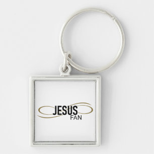 Llavero Hincha De Jesús Con Tecla De Swirl