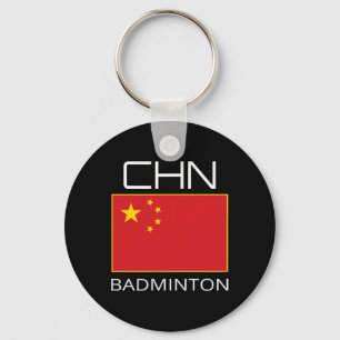 Llavero Hincha del equipo chino de Badminton regalo a atle